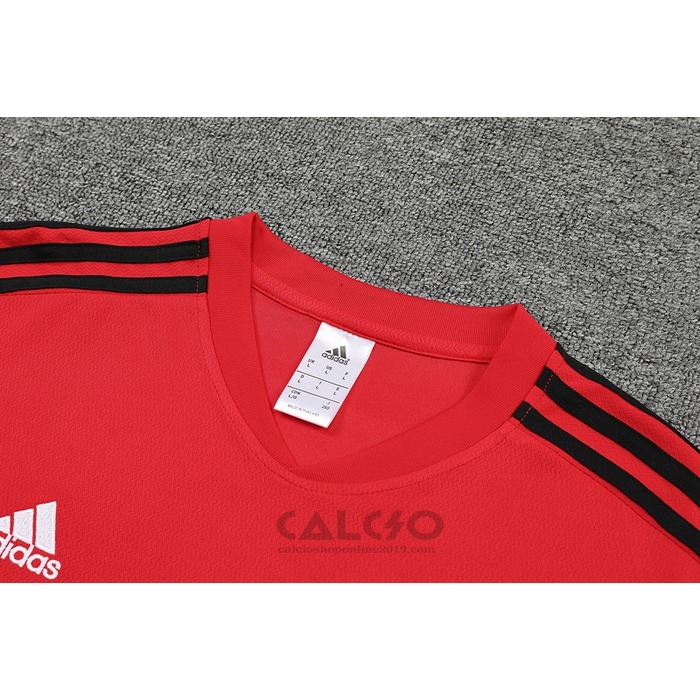 Tuta da Track Manchester United Manica Corta 2022-2023 Rosso - Pantaloncini